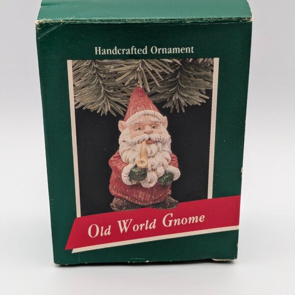 Hallmark Keepsake Old World Gnome 1989 Vintage Handcrafted Christmas Ornament - Picture 7 of 10